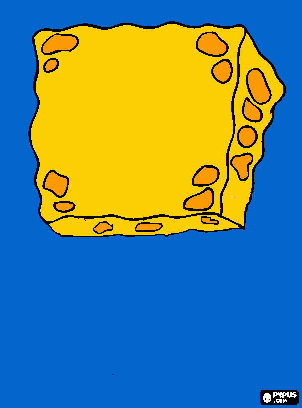 esponja sin Bob para colorear