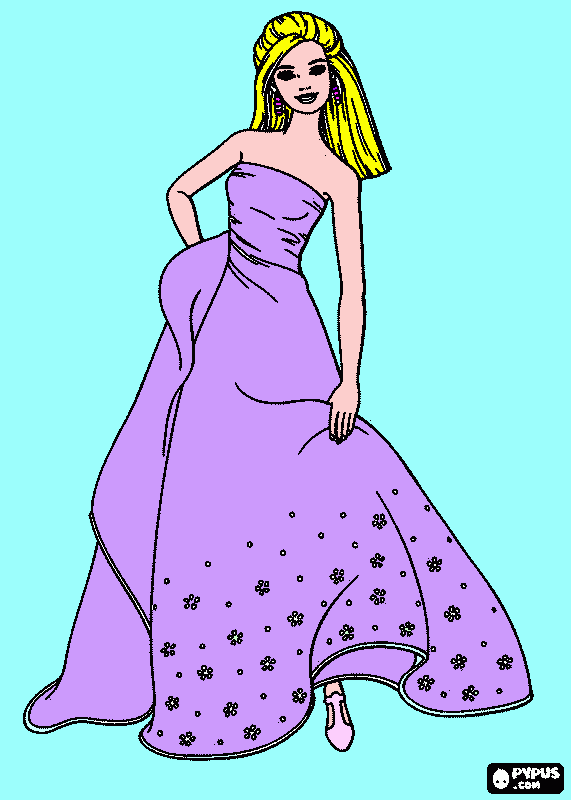 Esta eres tú la más guapa. para colorear