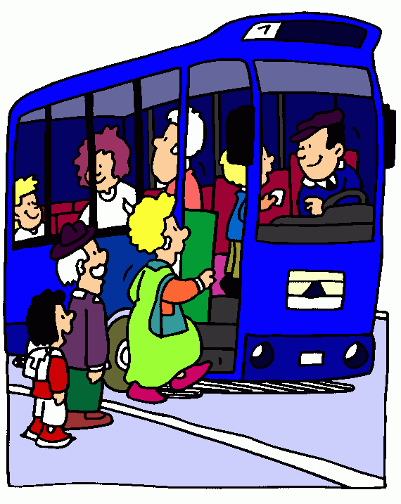 Estacion de Autobus para colorear