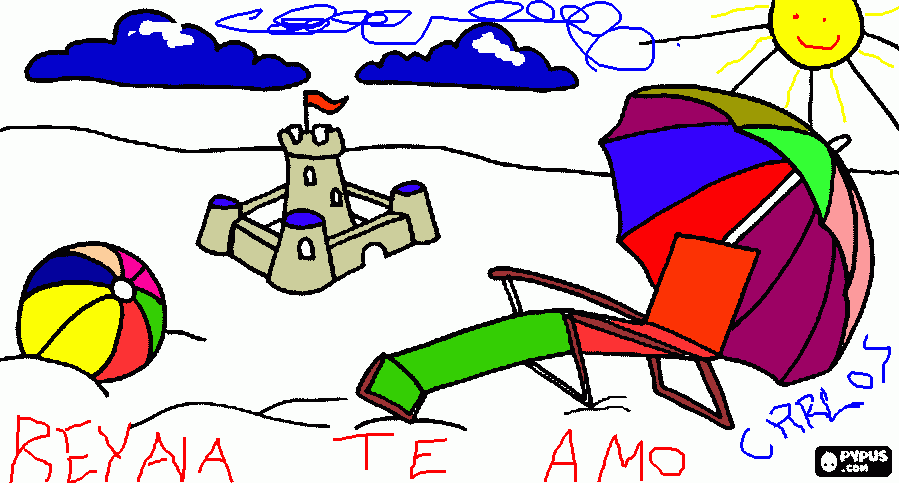 este  dibujo  es para  mi amorcito para colorear