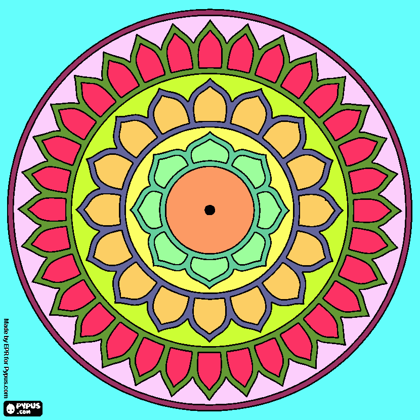 este dibujo tiene colores llenos de enetrgia, pue tiene una dedicatoria espacial. Marte para colorear