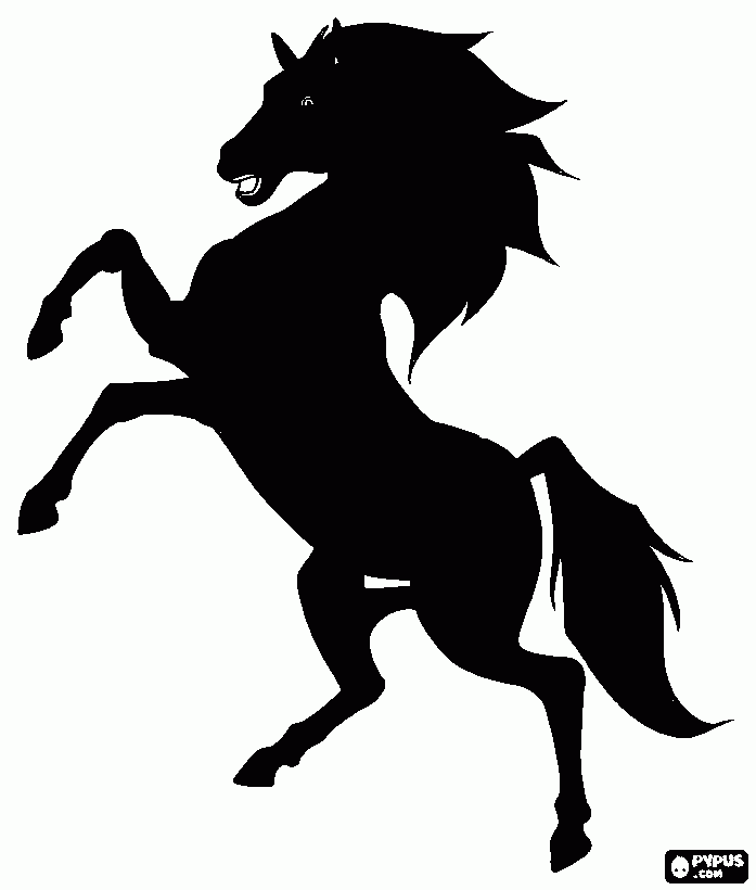 este es mi amigo bronco para colorear
