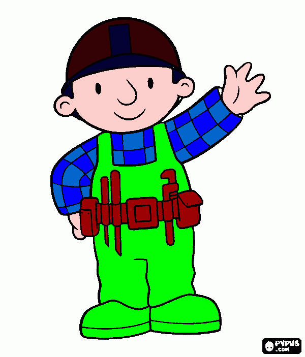 este es mi padre trabajando para colorear