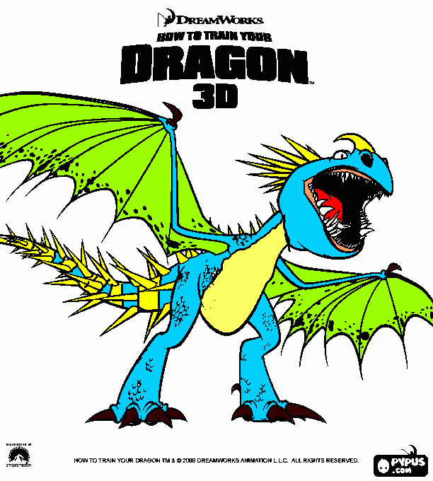 este es un nadder mortal para colorear