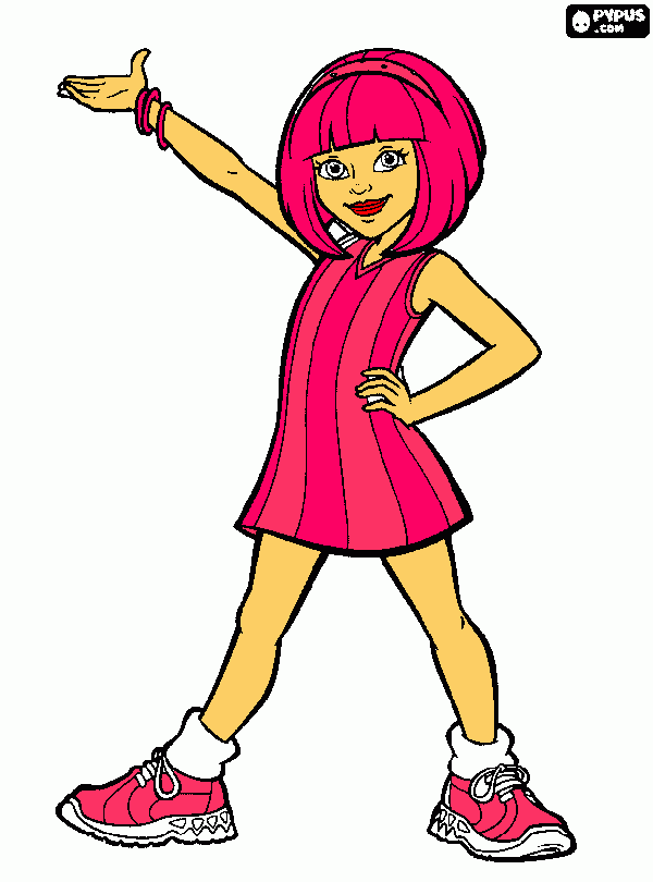 Estefani de leisitaun. para colorear