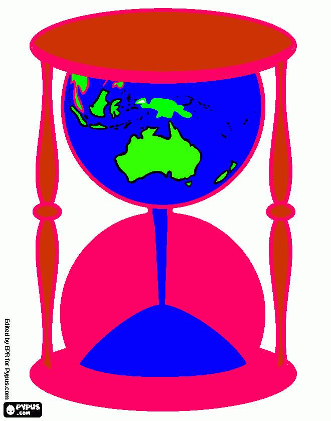 Estrella del Mundo (informatica 1er grado) para colorear