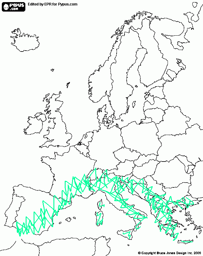 Europa clima para colorear