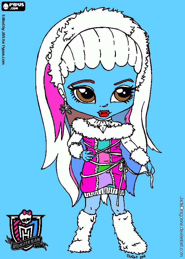 evi abominabre para colorear