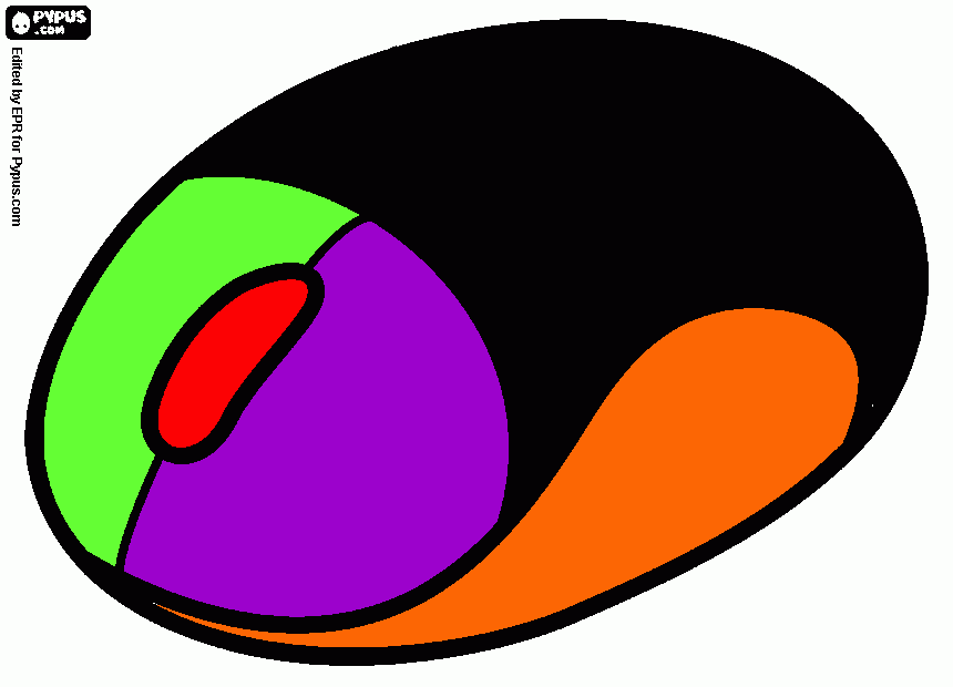 EVIDENCIA Mause para colorear