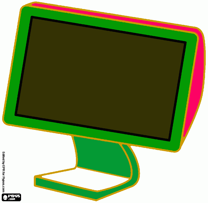 EVIDENCIA MONITOR para colorear