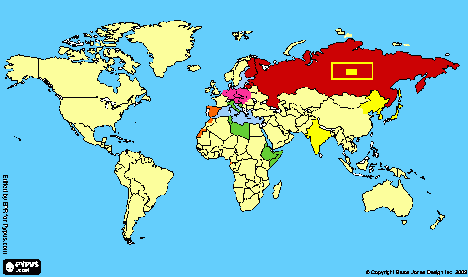 Expansionismo de los Gobiernos Totalitarios para colorear