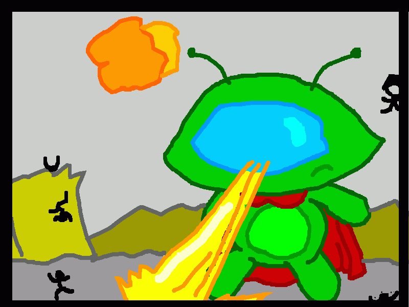 exterminacion para colorear