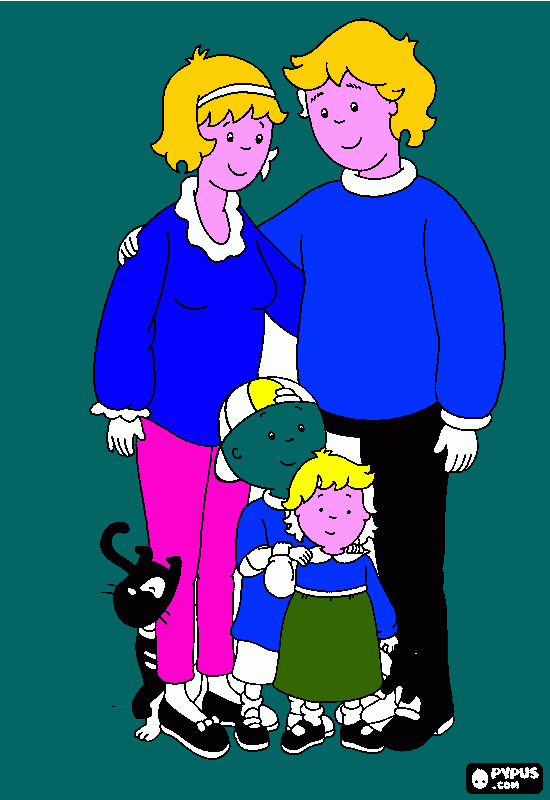 familia convivencia prekinder 4/06/21 para colorear