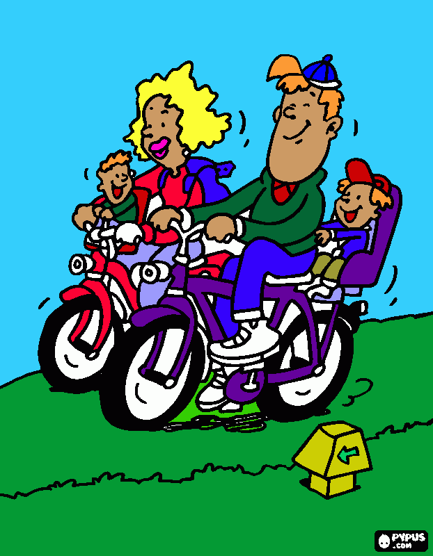 FAMILY para colorear
