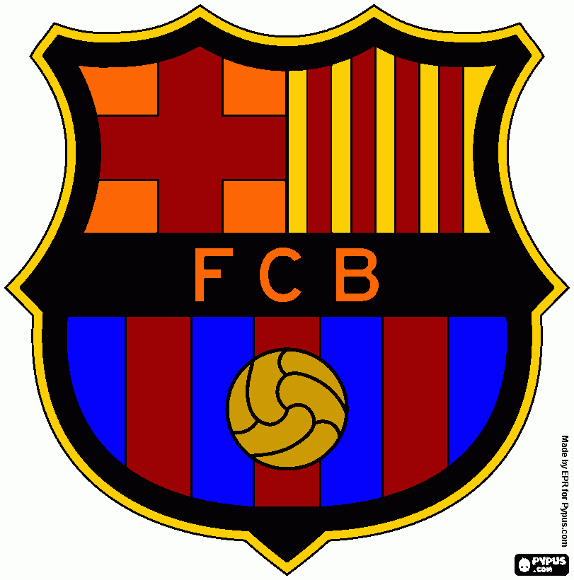 F.C. Berga para colorear