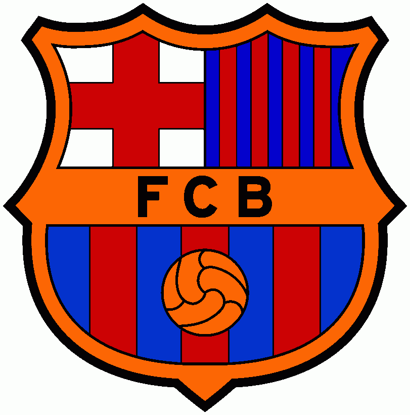 f.c.barcelona para colorear