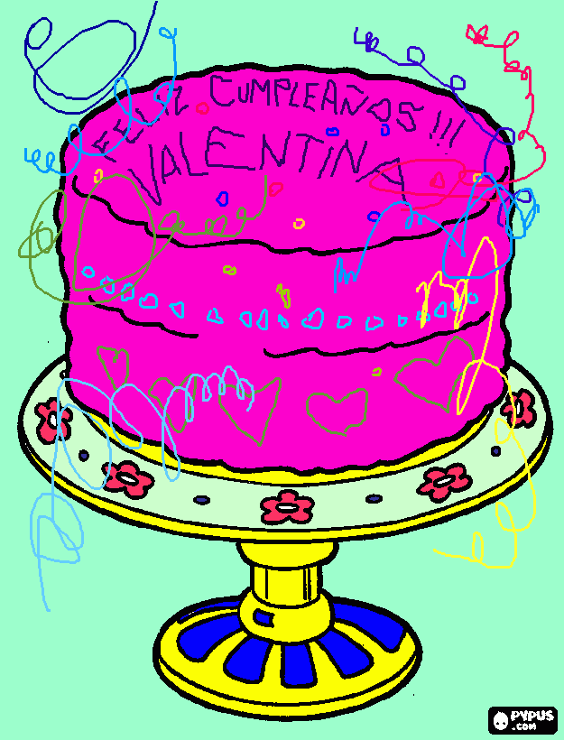 FElicidades !!!! para colorear
