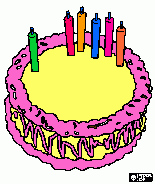felicidades para colorear
