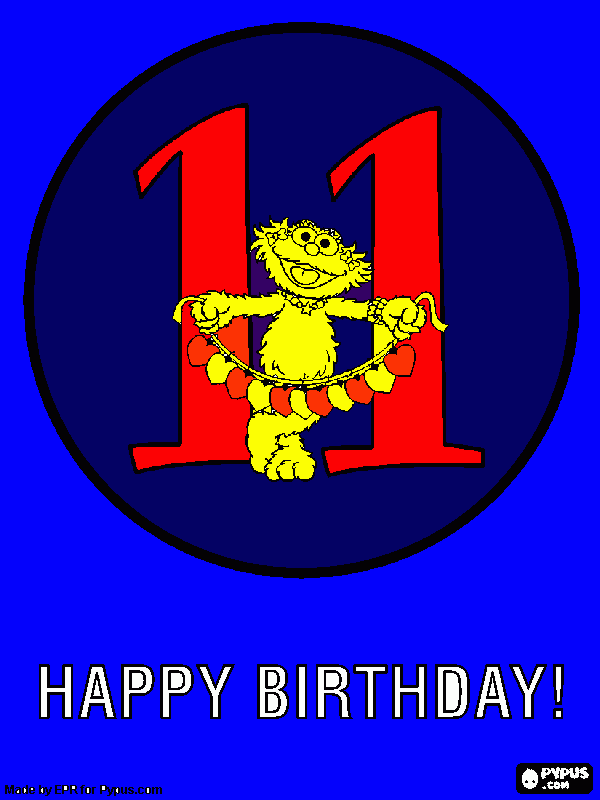 FELIZ ANIVERSARIO para colorear