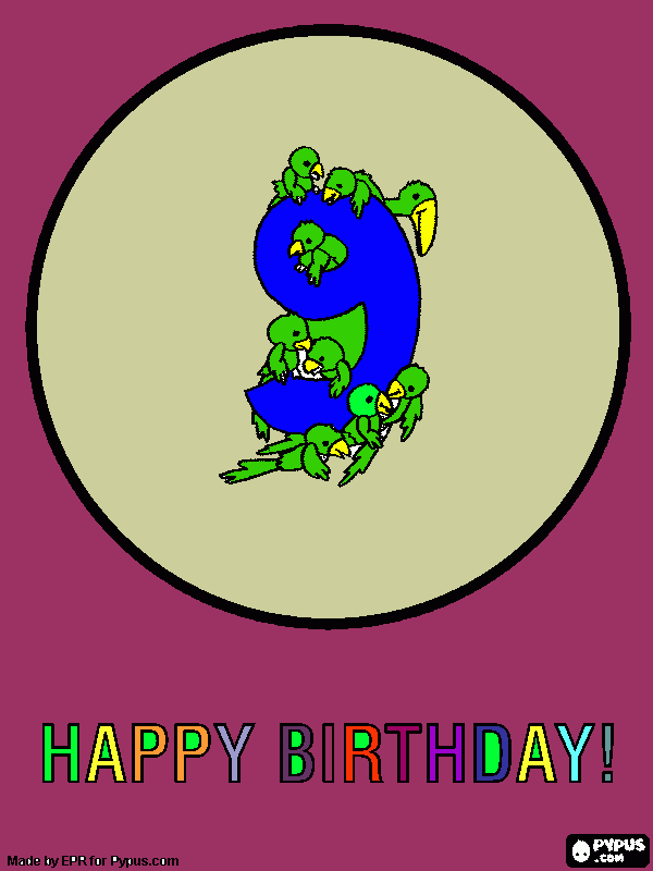 feliz cumpleaños eduardo para colorear