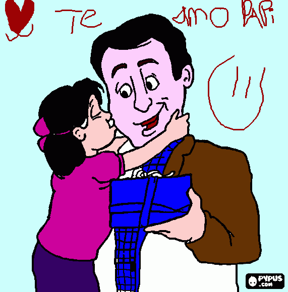feliz  cumpleaños  papi para colorear