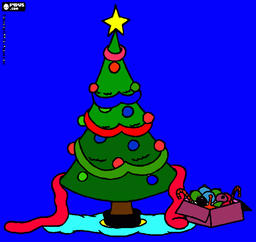 FELIZ NAVIDAD Y AÑO NUEVO para colorear
