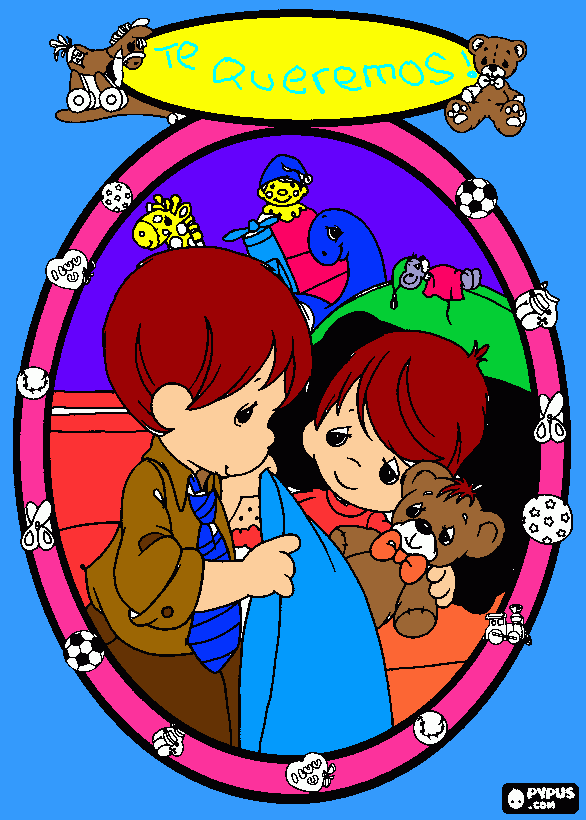 feliz santo para colorear