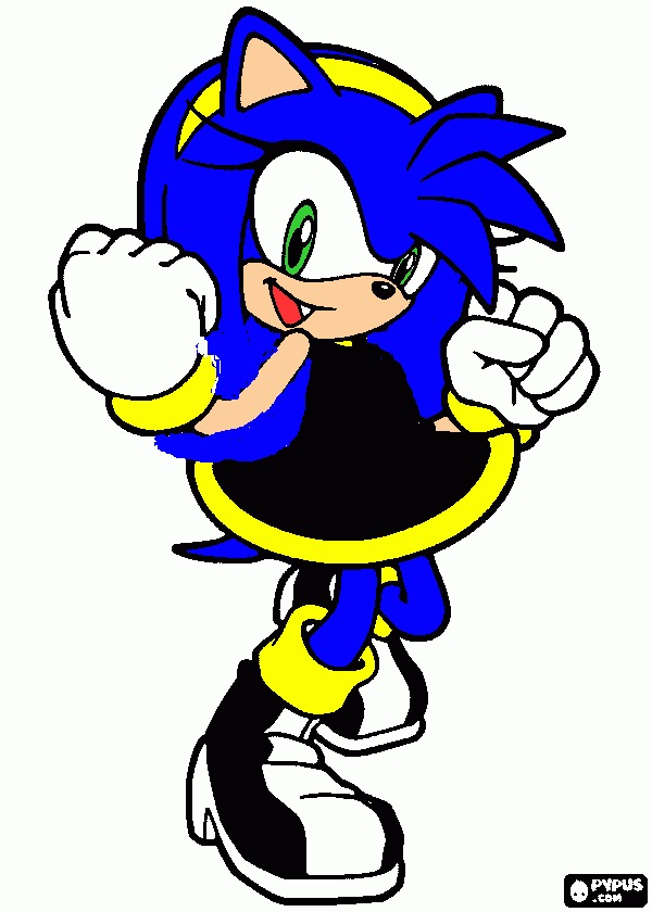 fernanda the hedgehog para colorear
