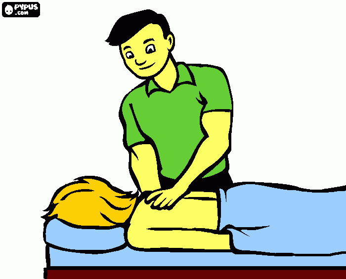 fisioterapeuta para colorear