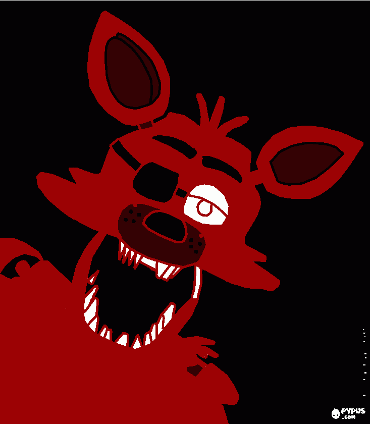 five night at freddy para colorear