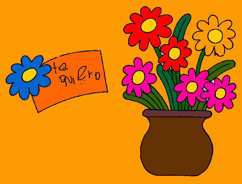flores para la madre mas hermosa del mundo para colorear