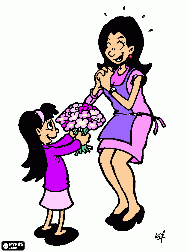 flores para mi mamita para colorear