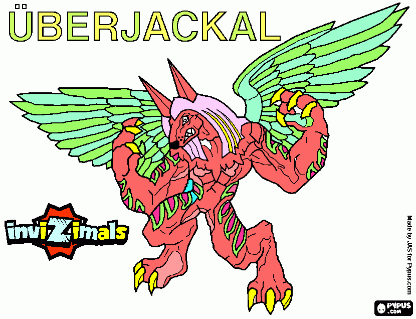 foto de invizimals para colorear