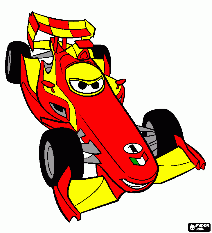 Francesco Bernoulli Vilanova Pro Racing Team para colorear