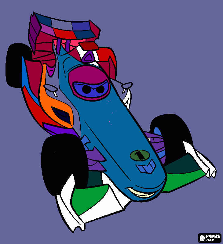 francesco de cars para colorear
