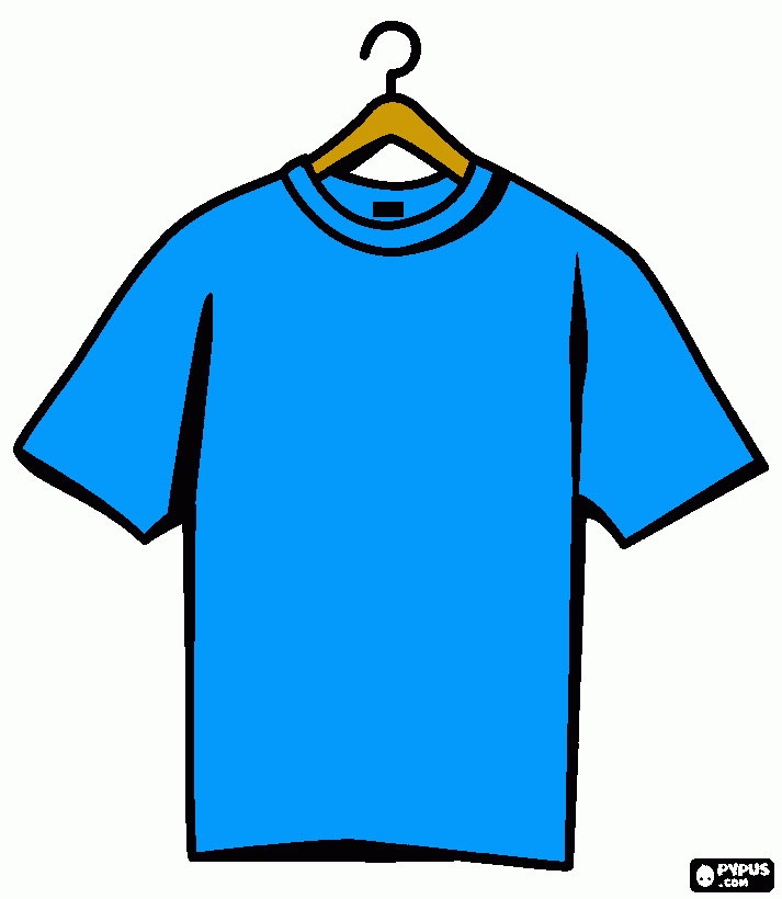 franela niño para colorear