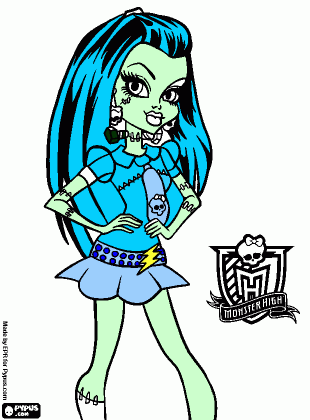  franki estain para colorear