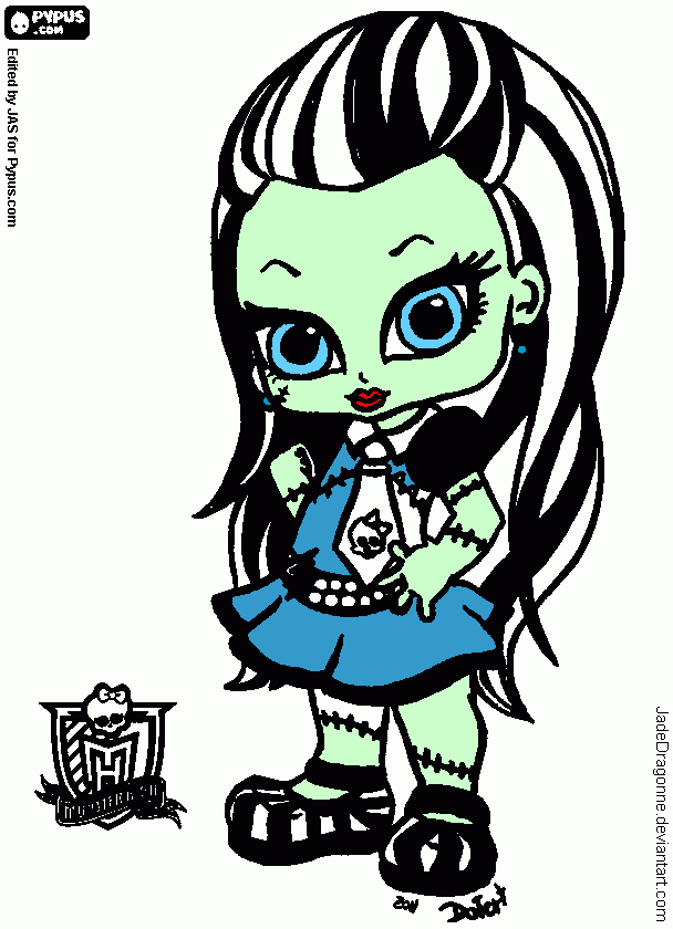 FRANKY para colorear