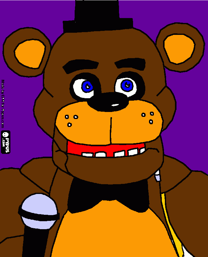 freddy para colorear