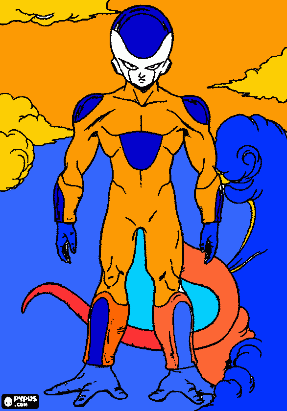 freezer pintor por george  para colorear