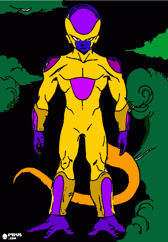 frezzer golden para colorear