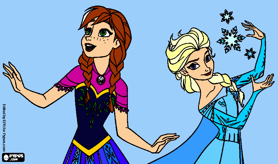 Frohusen para colorear