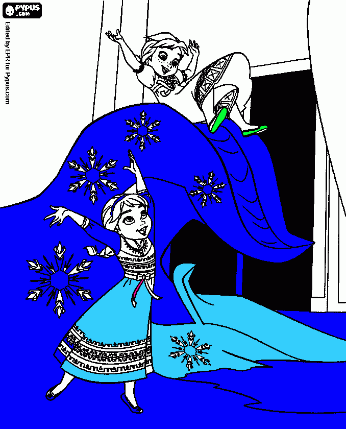 Frozen Isa para colorear