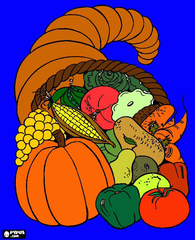 FRUTAS DE OTOÑO para colorear