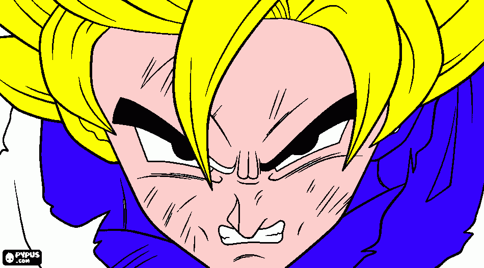 furioso para colorear