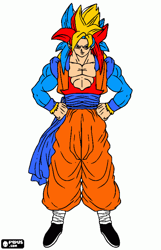 fusion tnb  para colorear