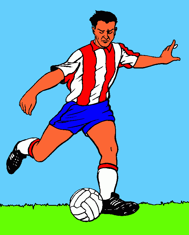 futbolista de chivas para colorear