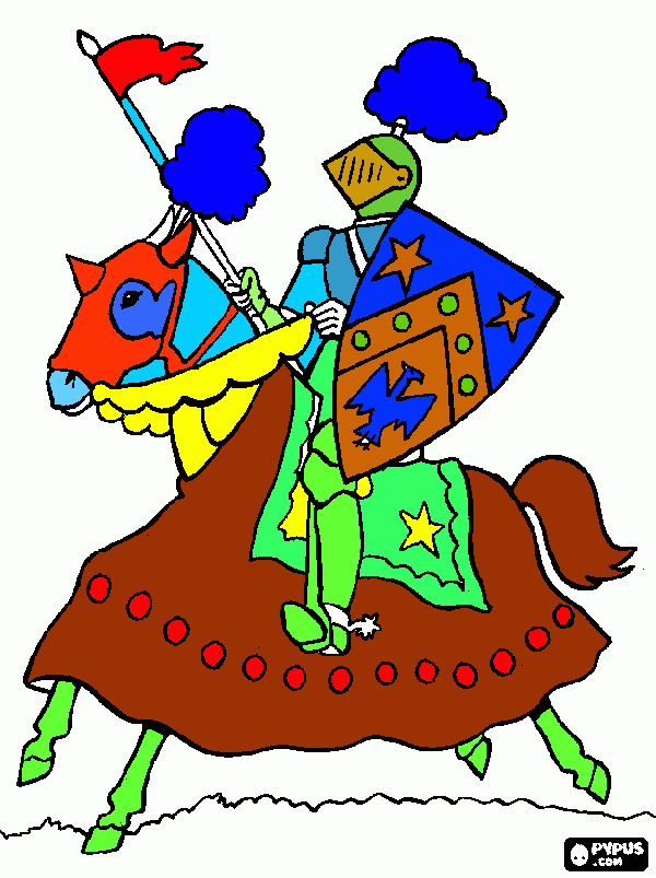 galla para colorear
