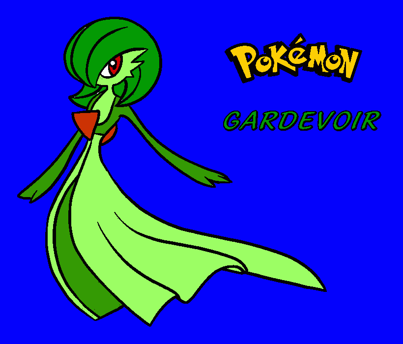 Gardevoir para colorear