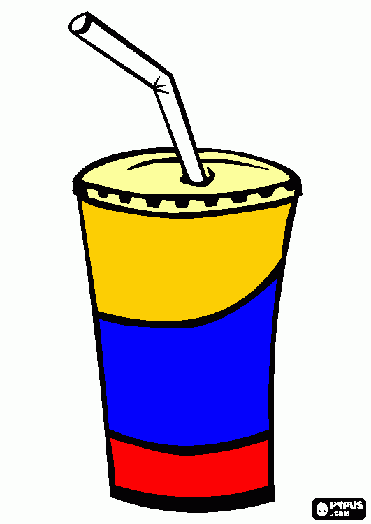 gaseosa para colorear